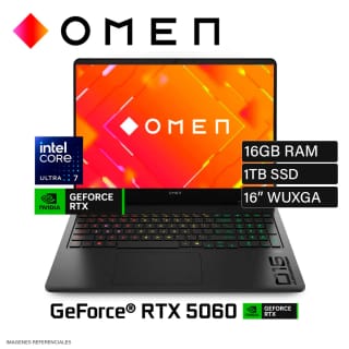 HP OMEN 16-AM0073DX Intel Core Ultra 7 255H (16 ядер/16 потока, up to 5.1Ghz), 16.0" 2.0K (1920 x 1200) IPS 300nits 144Hz